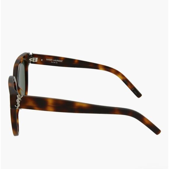 Saint Laurent 54mm Cat Eye Sunglasses havana green main image 7